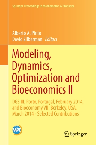 表紙画像: Modeling, Dynamics, Optimization and Bioeconomics II 9783319552354