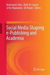 Titelbild: Social Media Shaping e-Publishing and Academia 9783319553535