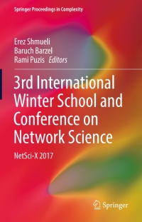 表紙画像: 3rd International Winter School and Conference on Network Science 9783319554709