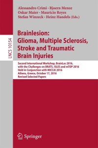 Cover image: Brainlesion: Glioma, Multiple Sclerosis, Stroke and Traumatic Brain Injuries 9783319555232