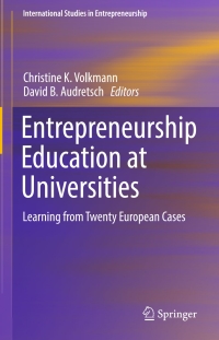 Omslagafbeelding: Entrepreneurship Education at Universities 9783319555461