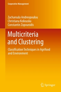 Immagine di copertina: Multicriteria and Clustering 9783319555645