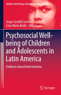 Titelbild: Psychosocial Well-being of Children and Adolescents in Latin America 9783319556000