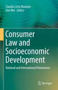 Titelbild: Consumer Law and Socioeconomic Development 9783319556239
