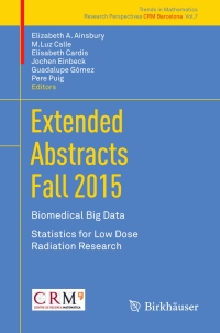 Cover image: Extended Abstracts Fall 2015 9783319556383