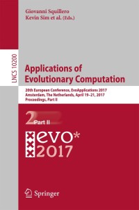 Cover image: Applications of Evolutionary Computation 9783319557915