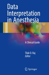 Cover image: Data Interpretation in Anesthesia 9783319558615