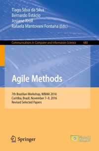 Cover image: Agile Methods 9783319559063