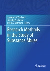 Cover image: Research Methods in the Study of Substance Abuse 9783319559780