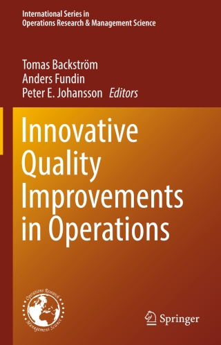 Imagen de portada: Innovative Quality Improvements in Operations 9783319559841