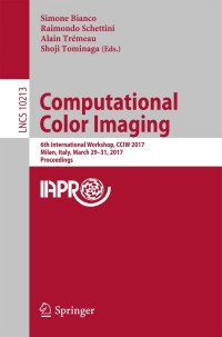 Imagen de portada: Computational Color Imaging 9783319560090