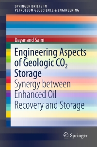 Cover image: Engineering Aspects of Geologic CO2 Storage 9783319560731