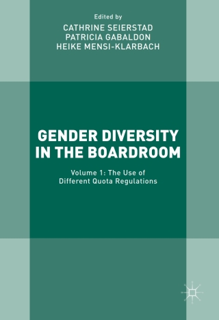 Cover image: Gender Diversity in the Boardroom 9783319561417