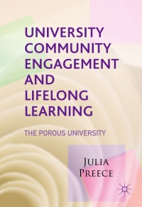 Titelbild: University Community Engagement and Lifelong Learning 9783319561622