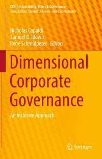 表紙画像: Dimensional Corporate Governance 9783319561813
