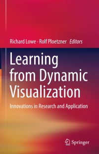 Cover image: Learning from Dynamic Visualization 9783319562025