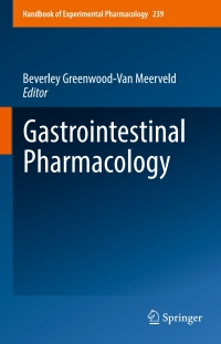 Cover image: Gastrointestinal Pharmacology 9783319563596