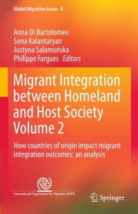 Cover image: Migrant Integration between Homeland and Host Society Volume 2 9783319563688