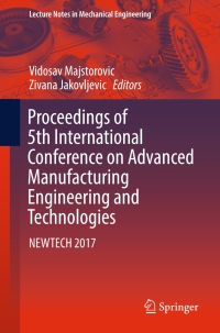 Imagen de portada: Proceedings of 5th International Conference on Advanced Manufacturing Engineering and Technologies 9783319564296