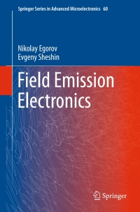 Imagen de portada: Field Emission Electronics 9783319565606