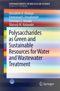Imagen de portada: Polysaccharides as a Green and Sustainable Resources for Water and Wastewater Treatment 9783319565989