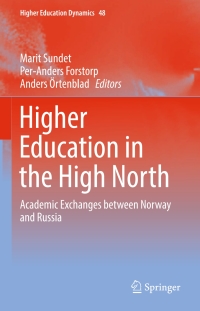 表紙画像: Higher Education in the High North 9783319568317
