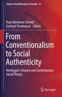 Imagen de portada: From Conventionalism to Social Authenticity 9783319568645