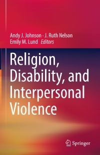 Cover image: Religion, Disability, and Interpersonal Violence 9783319569000