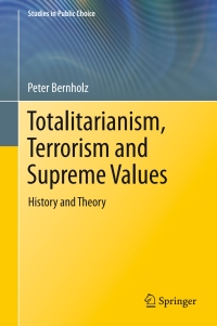 Cover image: Totalitarianism, Terrorism and Supreme Values 9783319569062