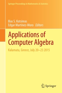 صورة الغلاف: Applications of Computer Algebra 9783319569307