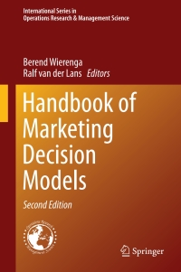 Immagine di copertina: Handbook of Marketing Decision Models 2nd edition 9783319569390