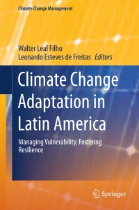 Cover image: Climate Change Adaptation in Latin America 9783319569451