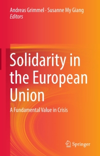 Imagen de portada: Solidarity in the European Union 9783319570358