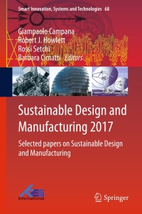 Omslagafbeelding: Sustainable Design and Manufacturing 2017 9783319570778