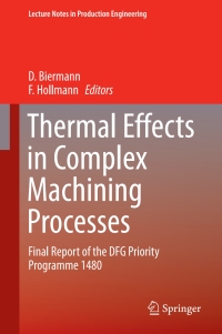 Cover image: Thermal Effects in Complex Machining Processes 9783319571195