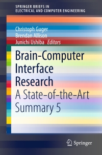 Cover image: Brain-Computer Interface Research 9783319571317