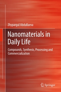 Cover image: Nanomaterials in Daily Life 9783319572154