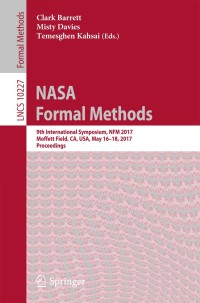 Immagine di copertina: NASA Formal Methods 9783319572871