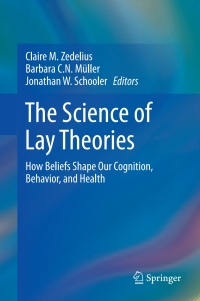 Cover image: The Science of Lay Theories 9783319573052