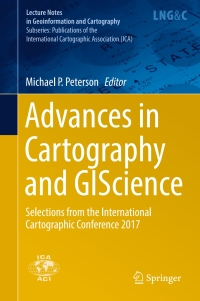 Cover image: Advances in Cartography and GIScience 9783319573359