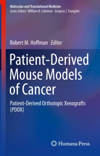 Cover image: Patient-Derived Mouse Models of Cancer 9783319574233