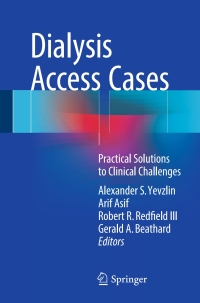 Imagen de portada: Dialysis Access Cases 9783319574981
