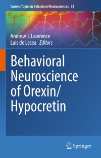 Cover image: Behavioral Neuroscience of Orexin/Hypocretin 9783319575346