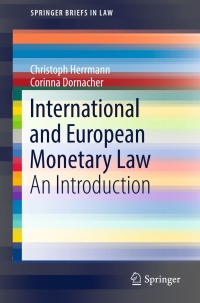Cover image: International and European Monetary Law 9783319576411