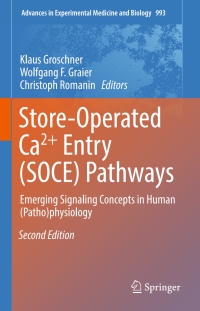 Immagine di copertina: Store-Operated Ca²⁺ Entry (SOCE) Pathways 2nd edition 9783319577319