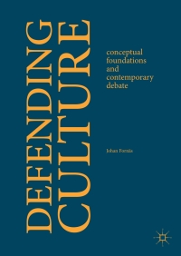 Cover image: Defending Culture 9783319578095