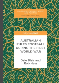Cover image: Australian Rules Football During the First World War 9783319578422