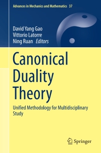 Imagen de portada: Canonical Duality Theory 9783319580166