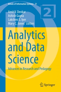 表紙画像: Analytics and Data Science 9783319580968