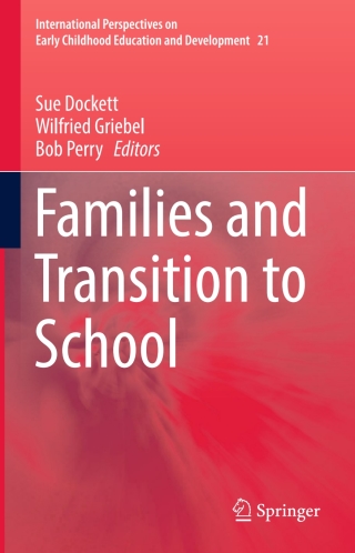Cover image: Families and Transition to School 9783319583273